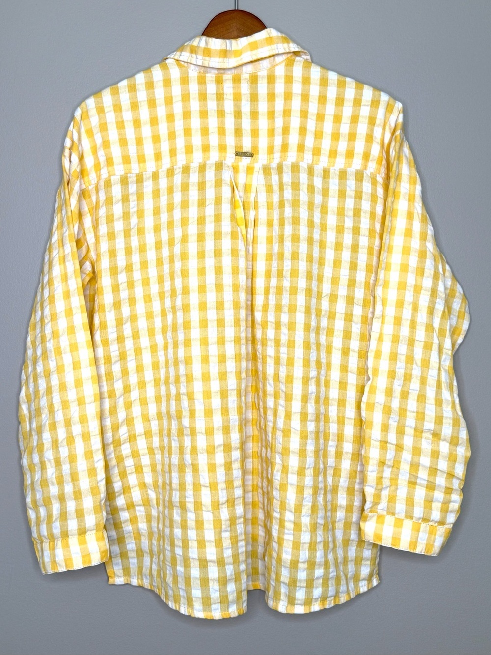 Billabong x Sun Chasers Oversized Button Up Gingham Checked Shirt - Picture 5 of 6